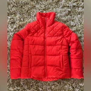 Old Navy Bright Orange Women’s Puffer Jacket